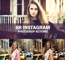 PS动作－88个美图色调：88 Instagram Photoshop Actions